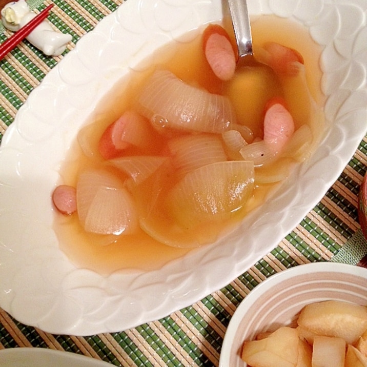 コンロが空いてない時に！炊飯器で簡単コンソメスープ